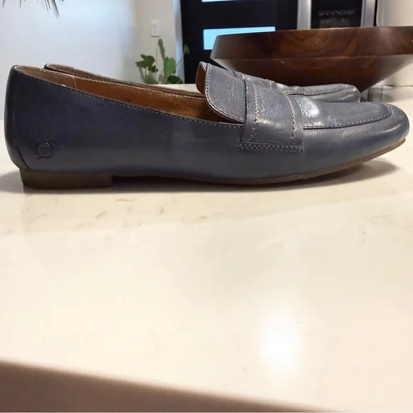 Born Slate Blue Loafer Size 11 - Picture 3 of 11